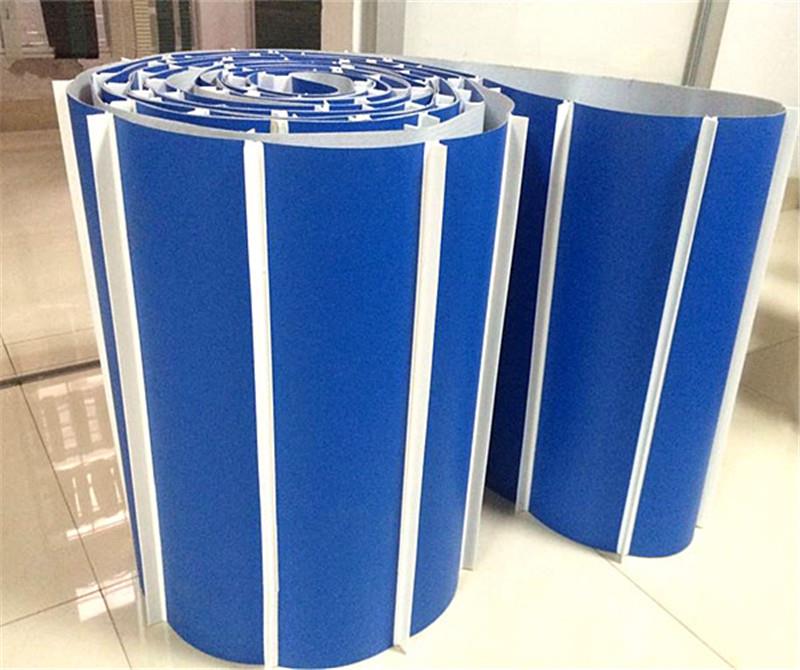 蓝色挡板输送带